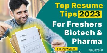 Top Resume Tips 2023 For Freshers – Biotech & Pharma