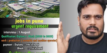 Urgent requirement diploma/ btech requirement | jobs in pune 2023 #vineetvlogs