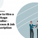 Hiring a Package Handler: Job Description Template