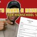 How To Make A Resume With No Job Experience In Highschool