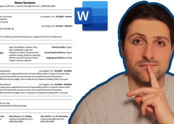 How To Make a Resume For Students | Microsoft Word