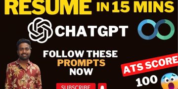 How to get your Resume Shortlisted | Create Resume in 15 mins for any Job Description | #prompting