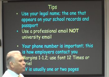Workshop: CV/Resume Writing Skills “How to Write a Professional CV"