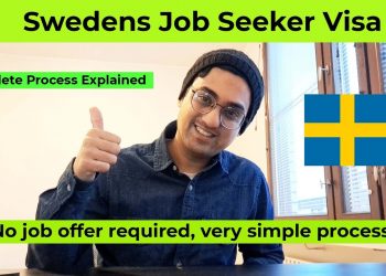 How to apply Sweden Job Seeker Visa