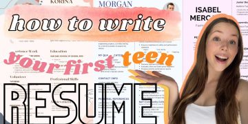 How to create your FIRST RESUME in high school 2023 australia / Bgrace