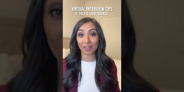 Virtual Interview Tips #Shorts