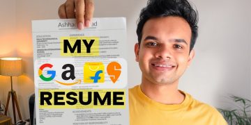 This RESUME got me offers from Google, Amazon, Swiggy…