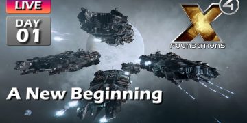 A New Beginning! Split Playthrough in X4 Foundations LIVE – Day 01