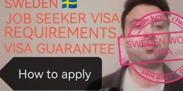 Sweden job seeker visa | Sweden work visa | How to apply job seeker visa