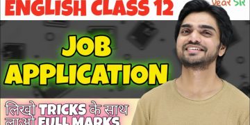 Job Application Class 12 | Job Application Format | Resume Format/Writing | Job Application Letter