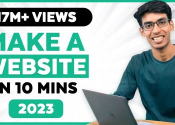 How to Make a Website in 10 mins – Simple & Easy