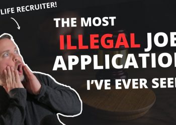 The most illegal job application I've ever seen (RED FLAG Employer!)