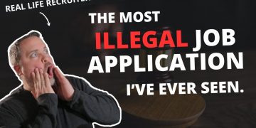 The most illegal job application I've ever seen (RED FLAG Employer!)