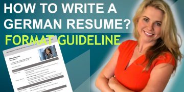 HOW TO WRITE A GERMAN RESUME? FORMAT GUIDELINE