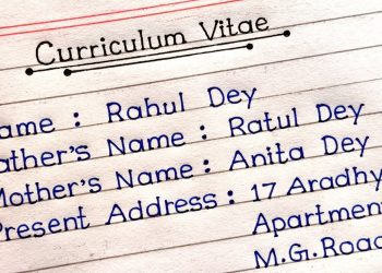 How To Write A Resume | CV In English | How To Write A Curriculum Vitae | English Writing |