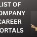 List of Company Career Portals