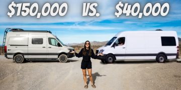 $150k vs. $40k SPRINTER VAN (full tour)