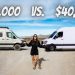 $150k vs. $40k SPRINTER VAN (full tour)