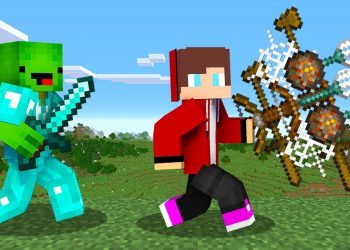 OP WEAPON Speedrunner vs Hunter in Minecraft