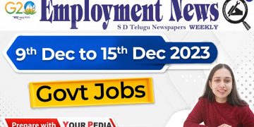 Weekly Employment News Updates | 9th to 15th December | Latest Vacancy 2023 | Govt Jobs