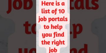 Top 10 job portals to help you find the right job | OSSR ACADEMY | #job #jobportal #shorts