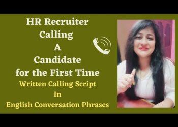 HR Recruiter Calling Script |Call A Candidate for the First Time #callingscript #readytogetupdate