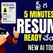 How to Write a Resume using AI | Step by Step Tutorial for Resume Writing in Telugu | @VtheTechee