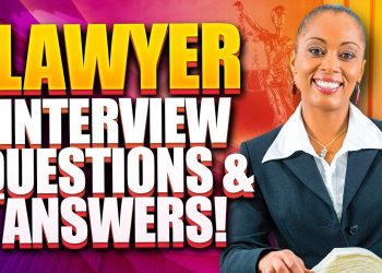 LAWYER Interview Questions & Answers! (How to PASS a Law Firm Job interview!)