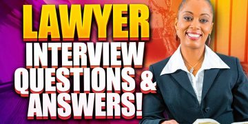 LAWYER Interview Questions & Answers! (How to PASS a Law Firm Job interview!)
