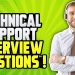 TECHNICAL SUPPORT Interview Questions & Answers! (How to PASS a Technical Support Job interview!)