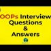 OOPS Interview Questions and Answers  | Object Oriented Programming Interview Questions C#