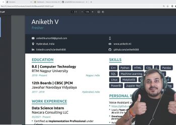 Few Important Pointers For Preparing Fresher Data Science Resumes