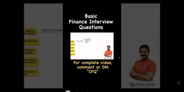 Basic Finance Interview Questions