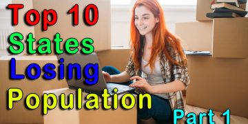 Top 10 States Losing Population. (You'll be surprised)