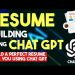 Resume Building Using ChatGPT || Build a Perfect Resume for you using AI || @Frontlinesmedia