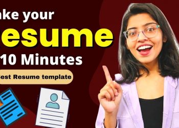 Best resume template for FRESHERS | How to make resume ? | Anshika Gupta
