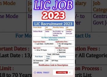 lic job vacancy 2023 | lic | lic job vacancy 2023 apply online | lic jobs 2023|#lic #govtjobs #viral