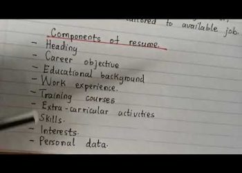 What is Resume,Why,Features and Components of Resume #part1 @learncommunolizer