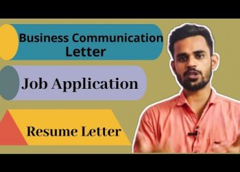 Job Application || Resume letter || Business Communication – Letter