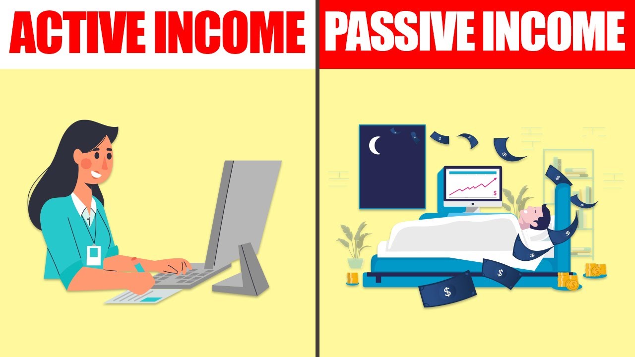 Difference Between Passive income And Active Income