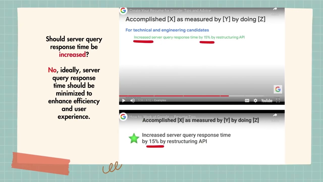 Discrepancies in Google Resume Tips