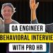 Behavioral interview questions and answers – QA Engineer, SDET