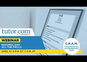 Resumes and All the Frills | Career C.R.A.M. Webinar Series | Spring 2024 | Tutor.com