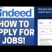 How to Apply for Jobs on Indeed.com | Indeed job search tips