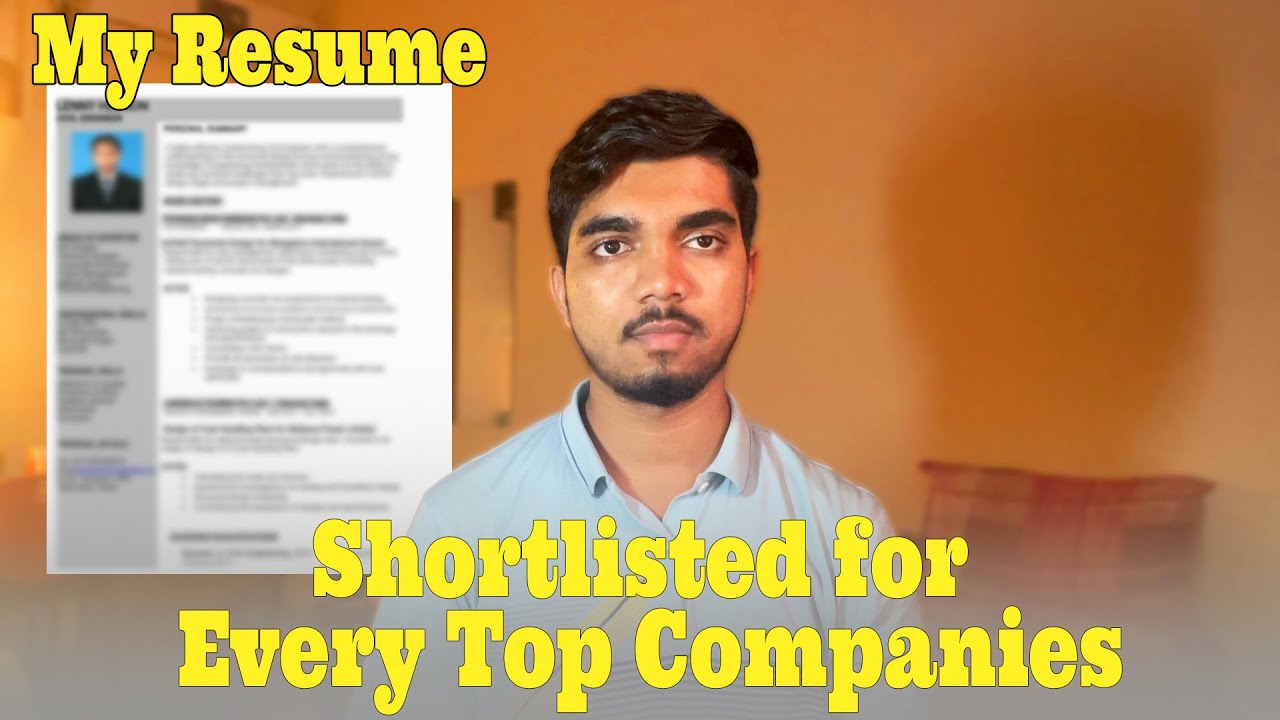 This RESUME got me Highest Package from VIT | Sharing my Resume Template for Freshers