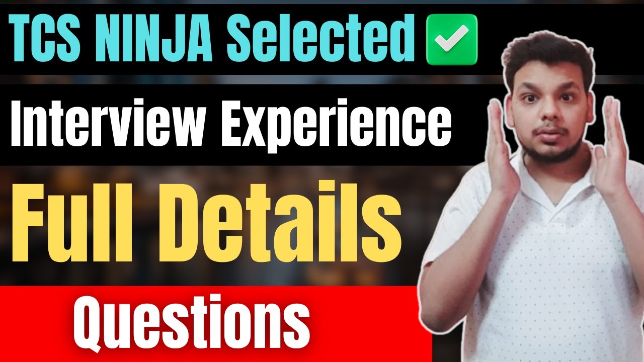 Latest TCS Ninja Interview Experience | TCS Interview for Fresher | TCS Interview Questions