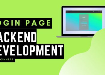 Backend web development tutorial for beginners | How to create a website? Part 2 [ login page ]