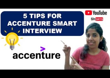 Accenture Smart Interview Tips | Accenture Smart Interview | Youtube Shorts | #Shorts | [English]