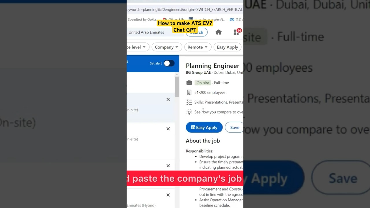 Boost Your Job Search: Create an ATS-Optimized Resume with ChatGPT