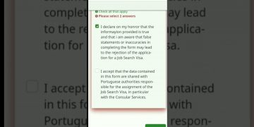 Portugal Job Seeker Visa #jobseekervisa #portugalvisa #portugalvisa2022 #jobseeker #pakistani #short